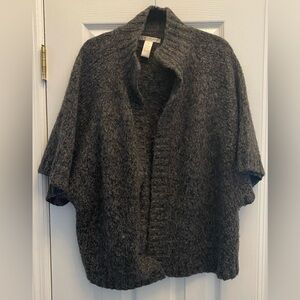 SARAH SPENCER WOMAN Wool Alpaca Blend Short Sleeve Batwing style Sweater Size 2X